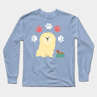 Baby Chow Chow Dog Long Sleeve T-Shirt